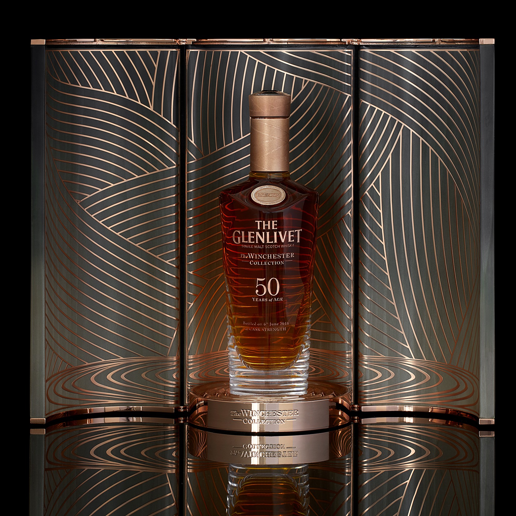 the glenlivet winchester collection 1967 50 years in the box