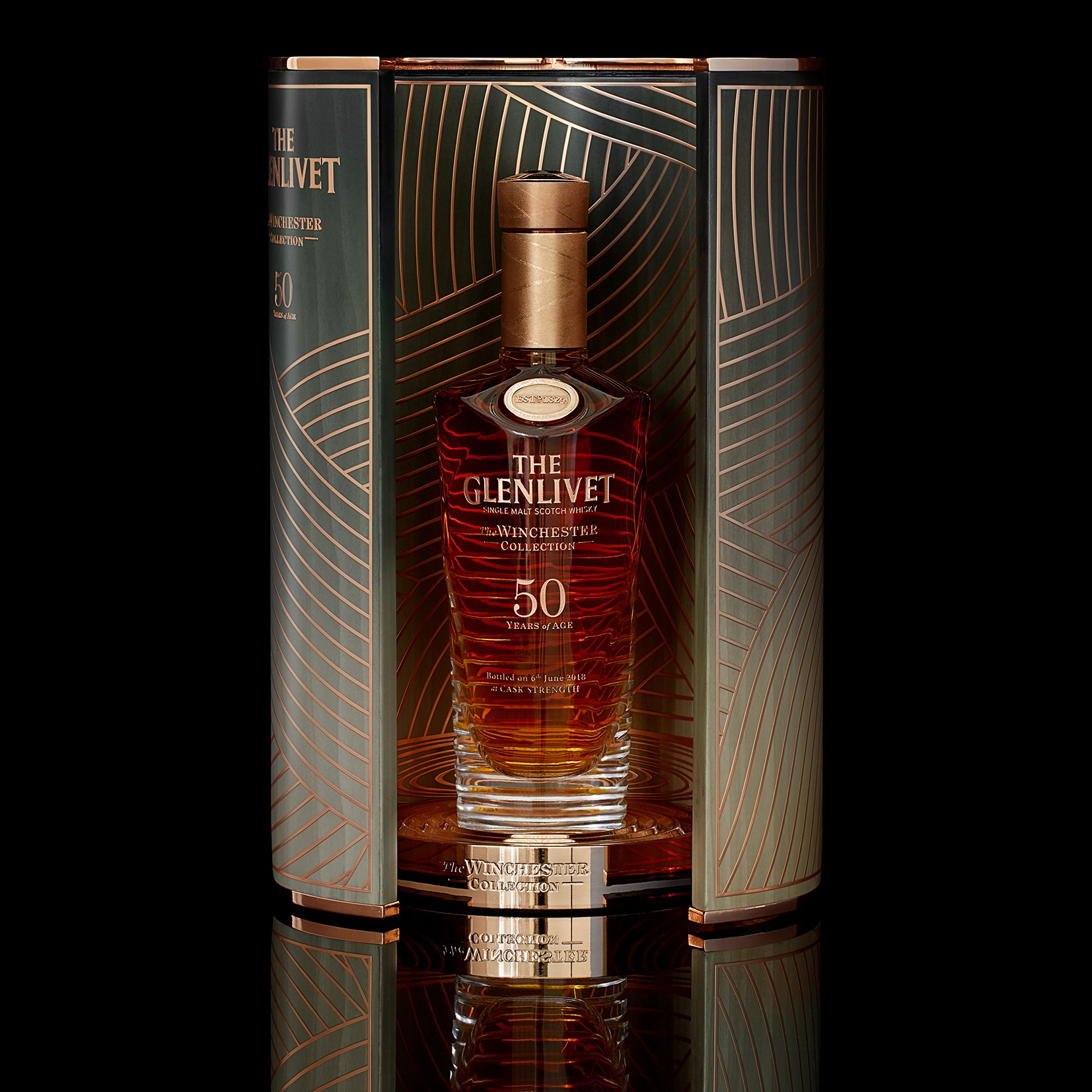 the glenlivet winchester collection 1967 50 years with box