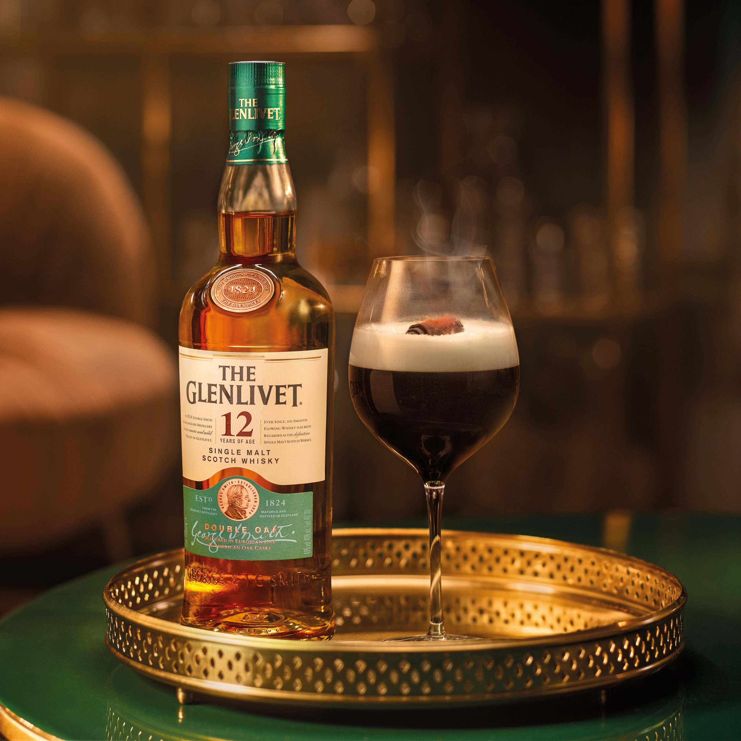 the-glenlivet-12 year old spiced-speyside coffee whisky drink