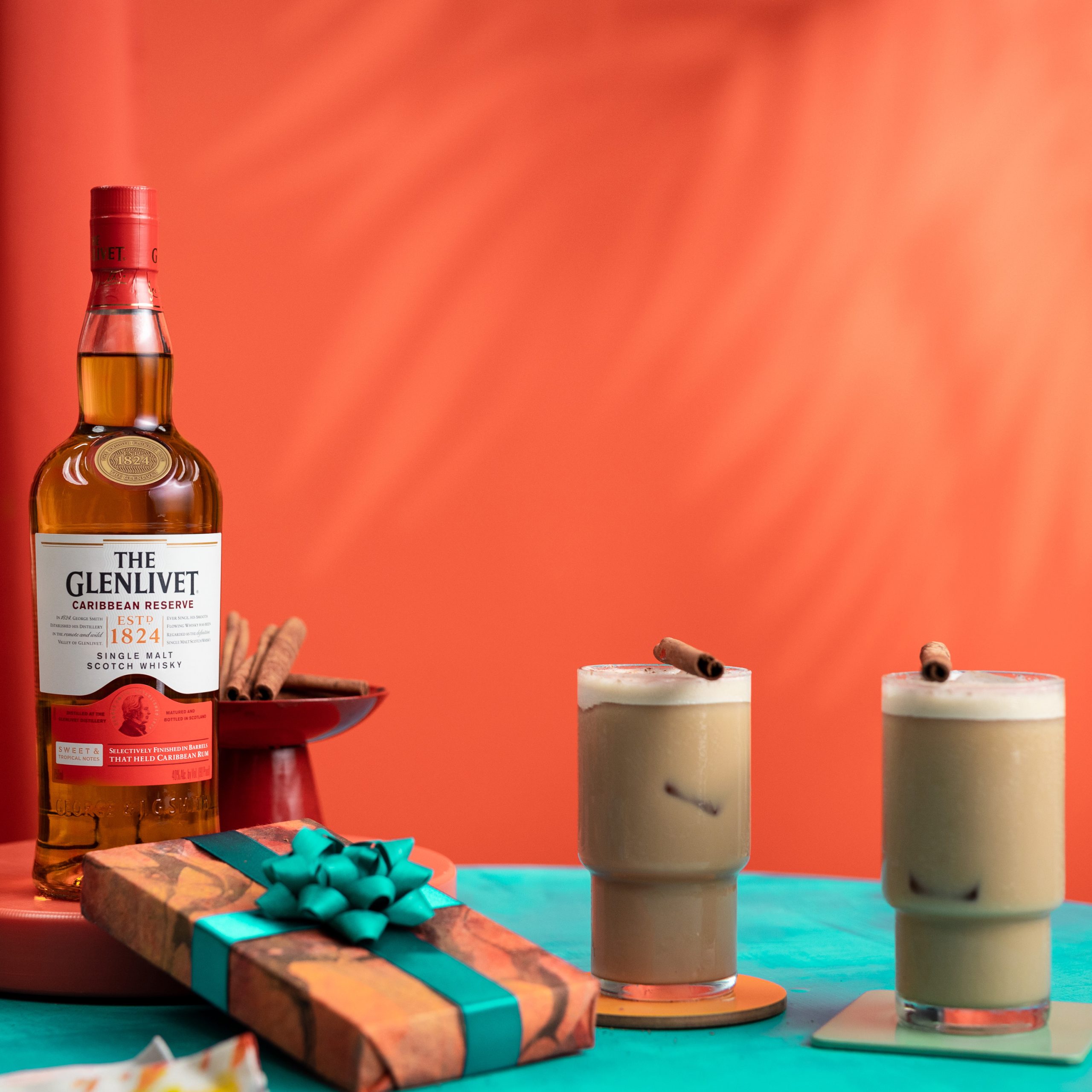 the glenlivet caribbiean reserve celebration coffee whisky cocktail gift