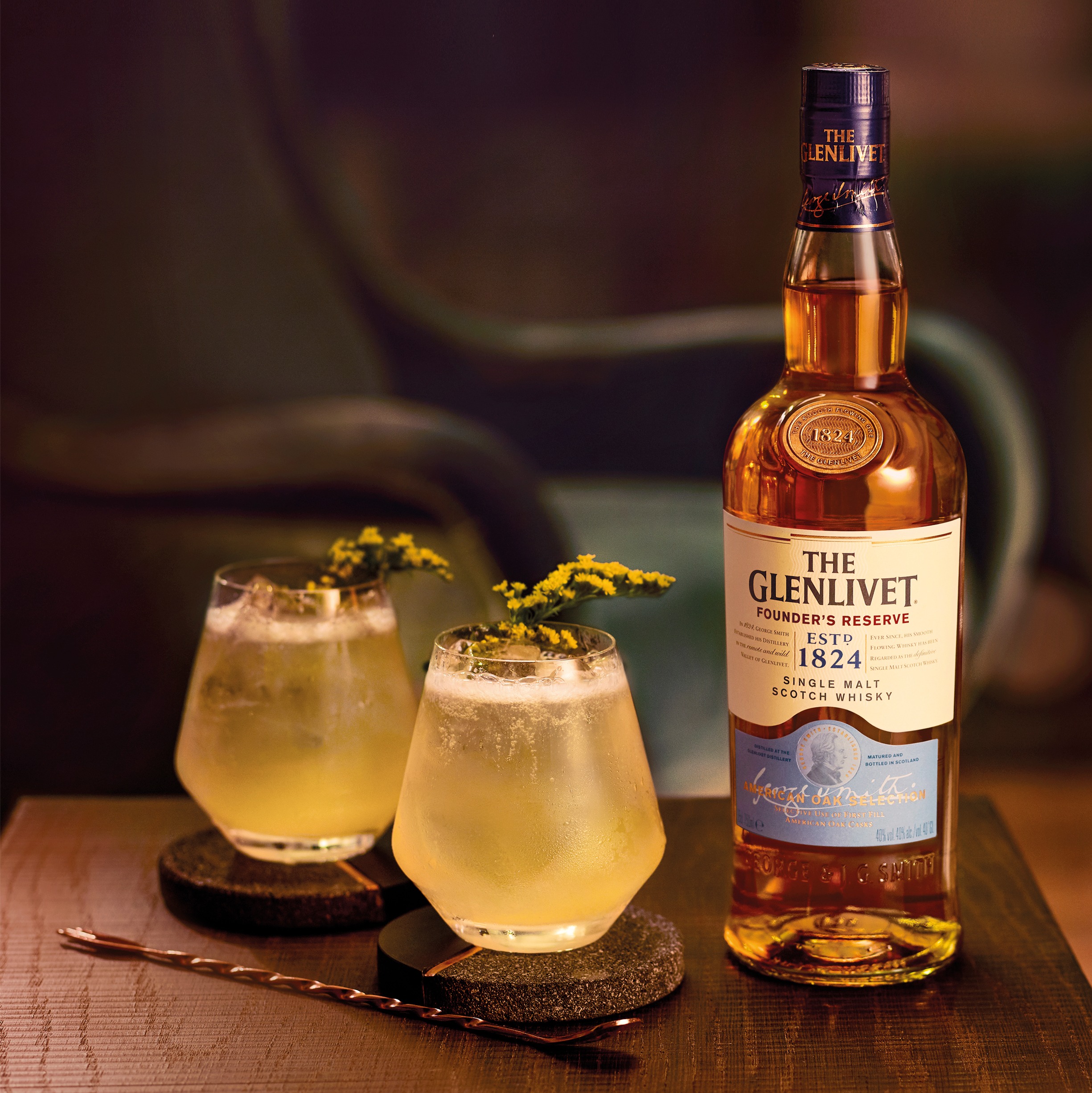 the glenlivet founders reserve small voice of calm whisky cocktail