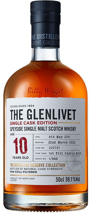 the glenlivet distillery single cask 10 year old