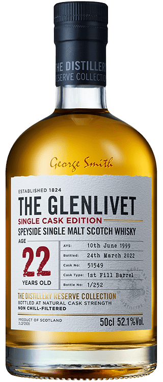 the glenlivet distillery single cask 22 year old