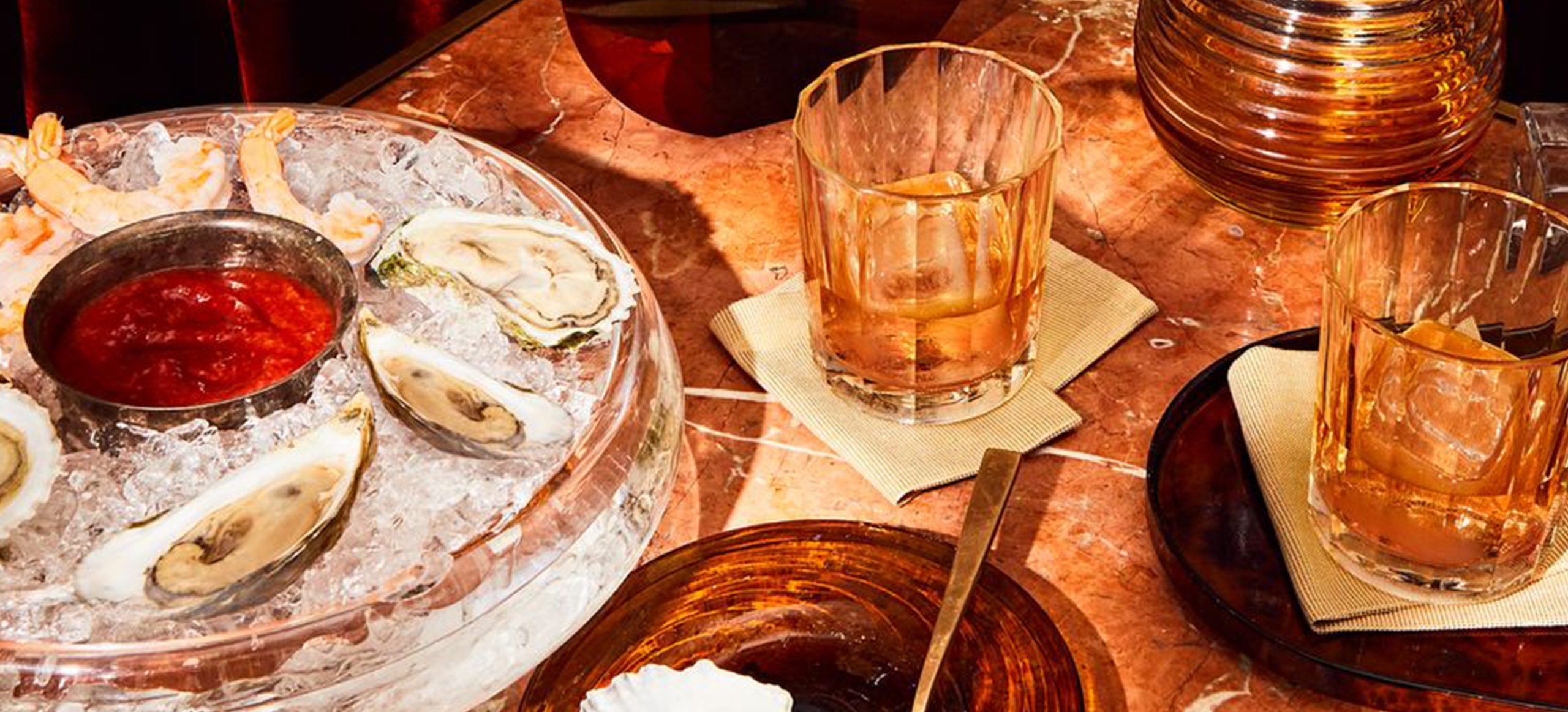 the glenlivet neat with oysters