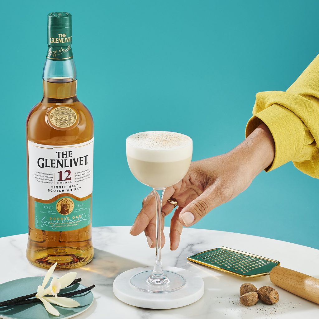 Scotch Milk Punch Cocktail - Whisky - Glenlivet Recipe The