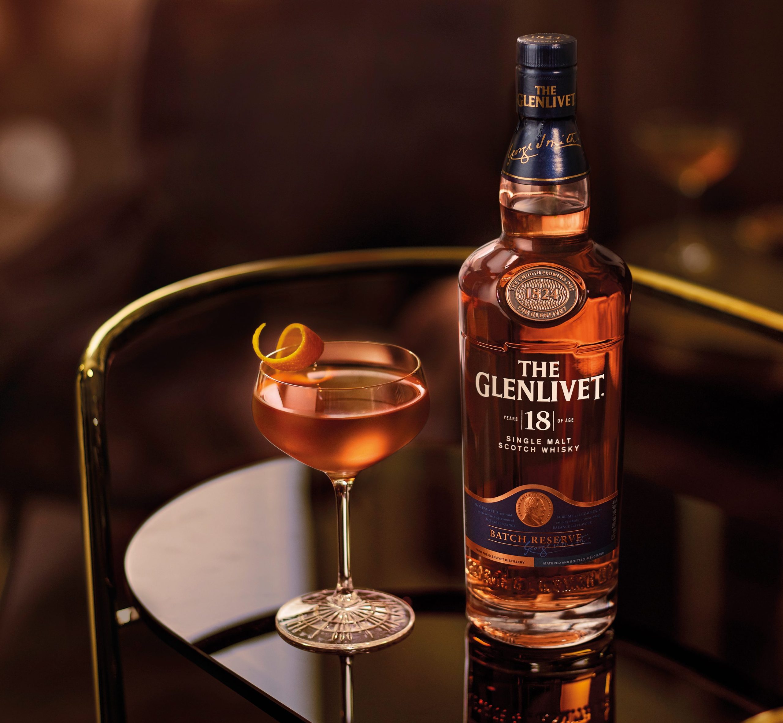 18 Year Old Single Malt Scotch Whisky - The Glenlivet